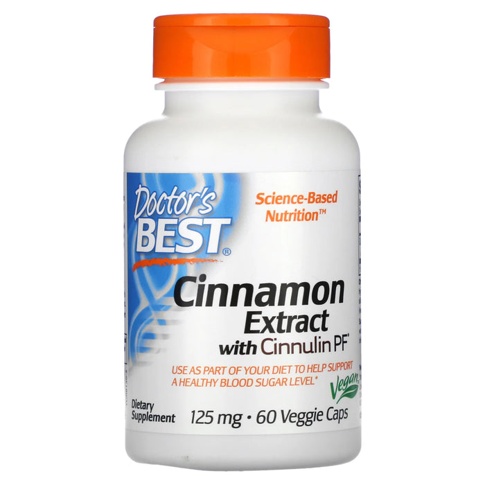 Doctors Best - Cinnamon Cinnulin PF Extract 125mg VegeCaps 60