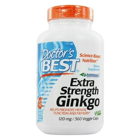 Doctors Best - Extra Strength Ginkgo 120mg VegeCaps 120