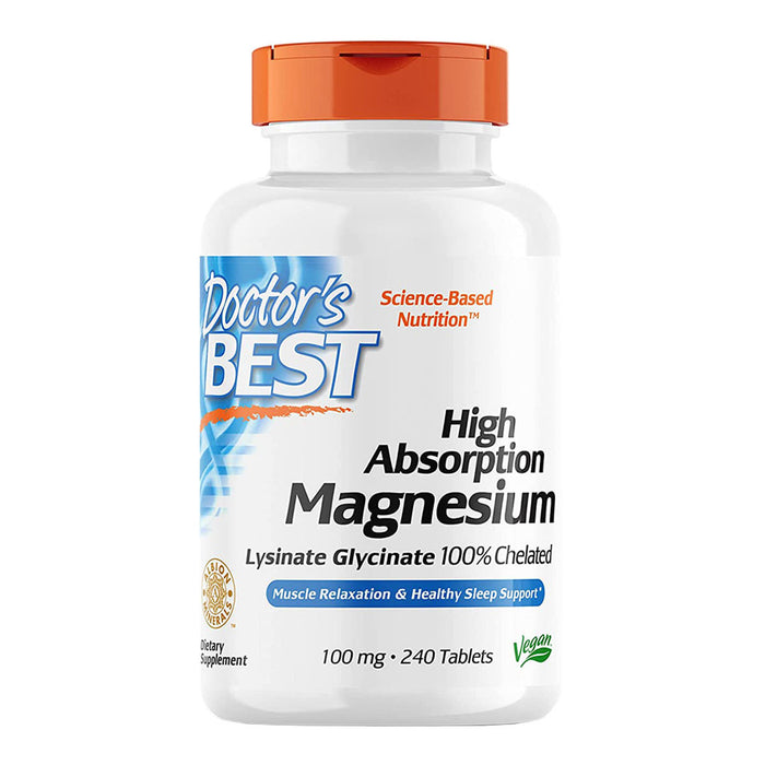 Doctors Best - High Absorption Magnesium Tablets 240