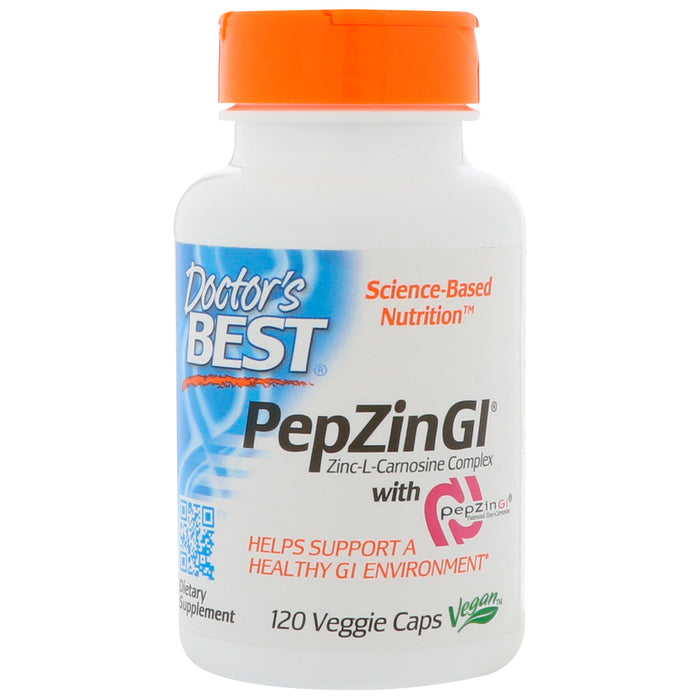 Doctors Best - PepZinGI with PepZinGI VegeCaps 120