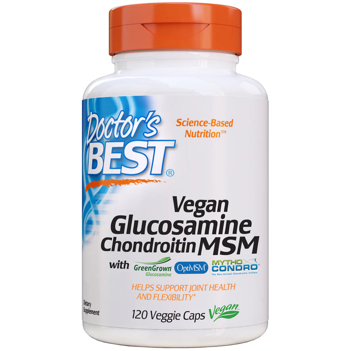 Doctors Best - Vegan Glucosamine Chondroitin MSM Vege Capsules 120