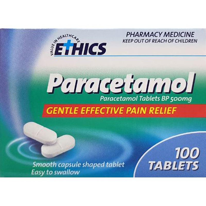 ETHICS Paracetamol 500mg Caplet 100s