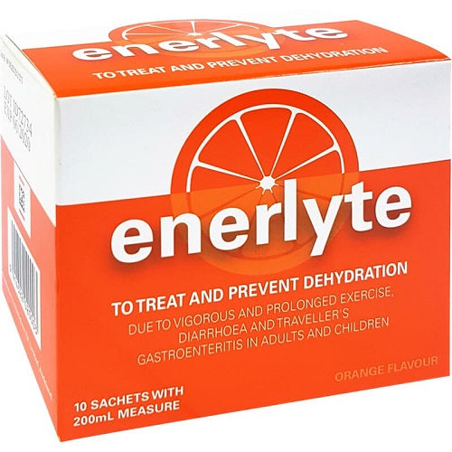 Enerlyte Sachets 10 Orange Flavour