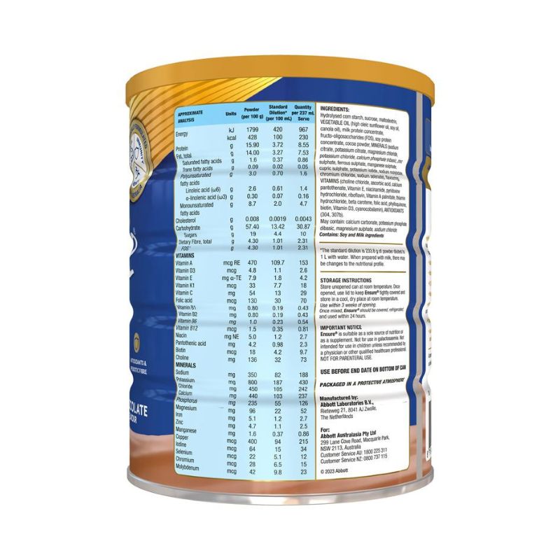 Ensure Powder Chocolate 850g