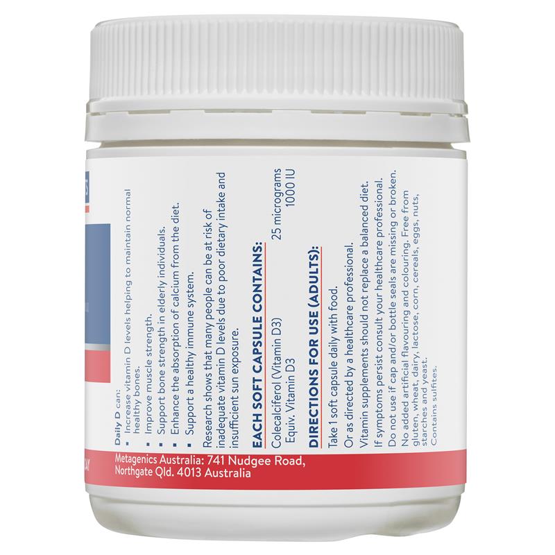 Ethical Nutrients Bone Health - Daily D Capsules 270