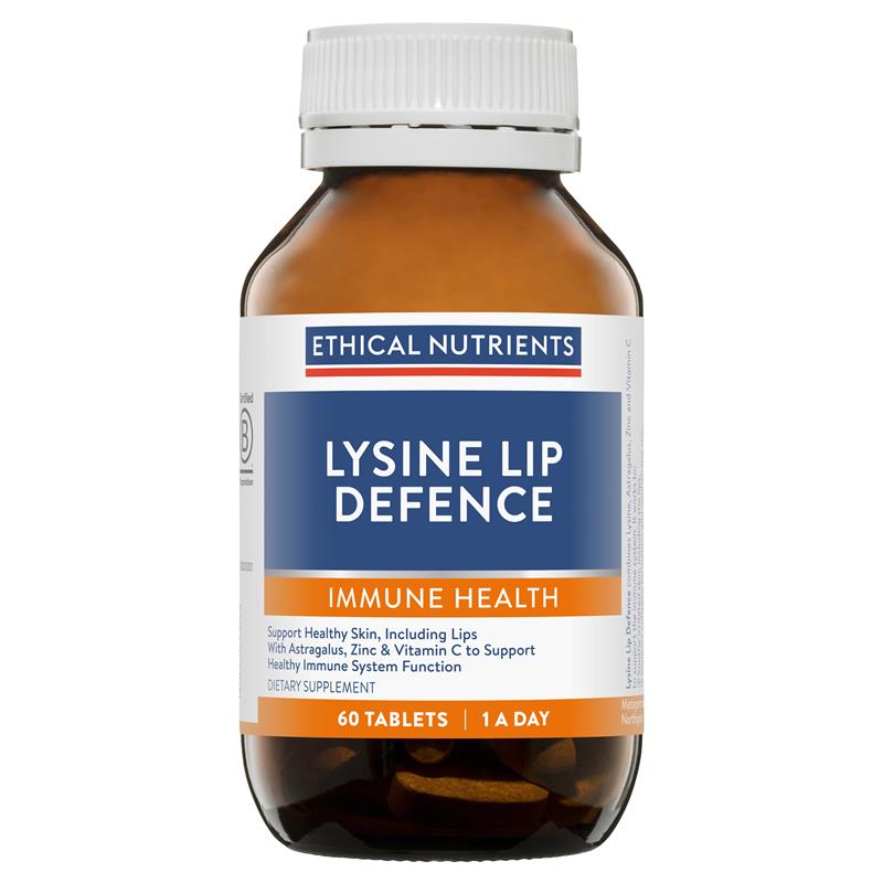 Ethical Nutrients Immune Health - Lysine Lip Defence Tablets 60