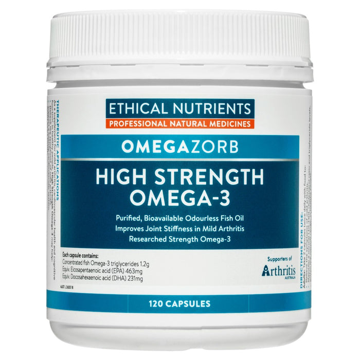 Ethical Nutrients Omega - High Strength Omega-3 Capsules 120