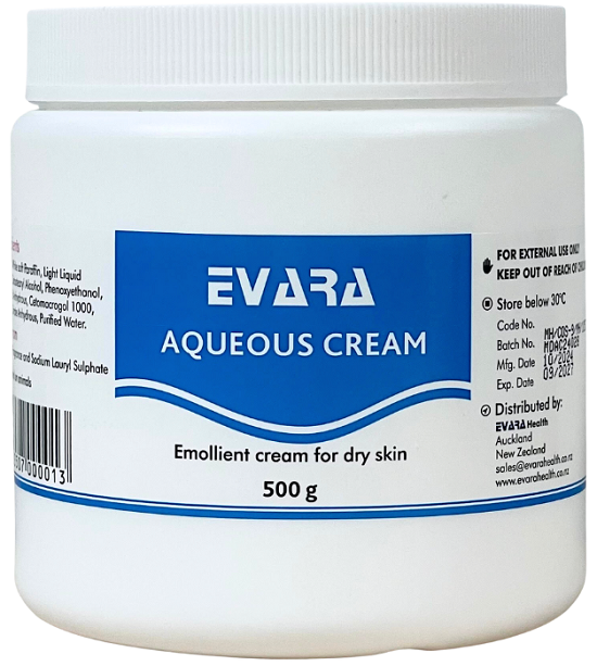 Evara Aqueous Cream 500g