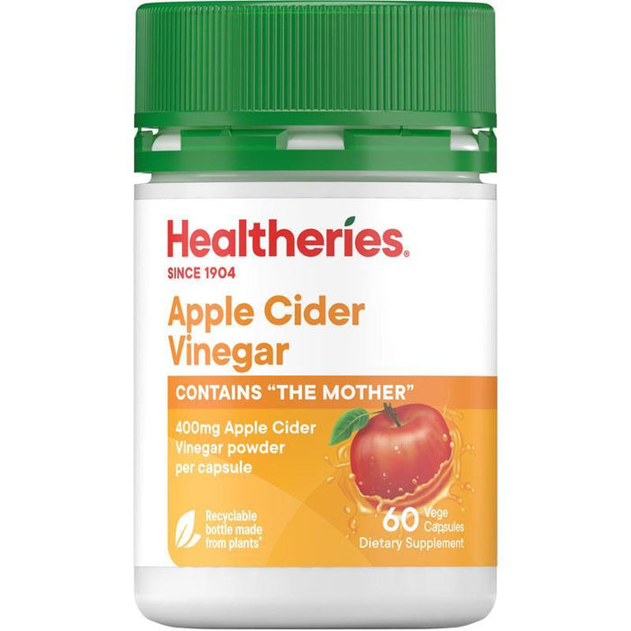 Healtheries Apple Cider Vinegar Vege Capsules 60