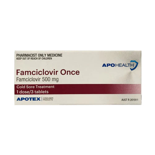 Famciclovir Once 500mg 3s