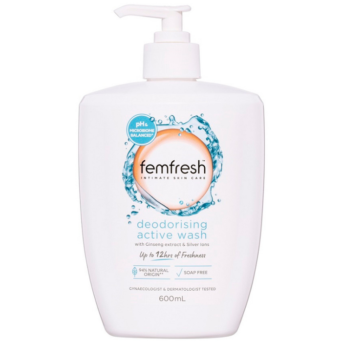 Femfresh Deodorising Active Wash 600ml