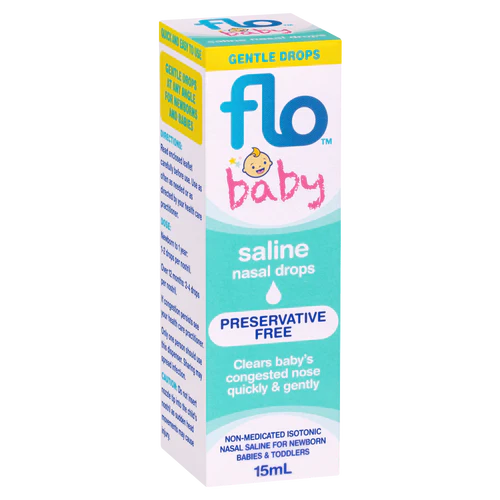 Flo Baby Saline Nasal Drops 15ml