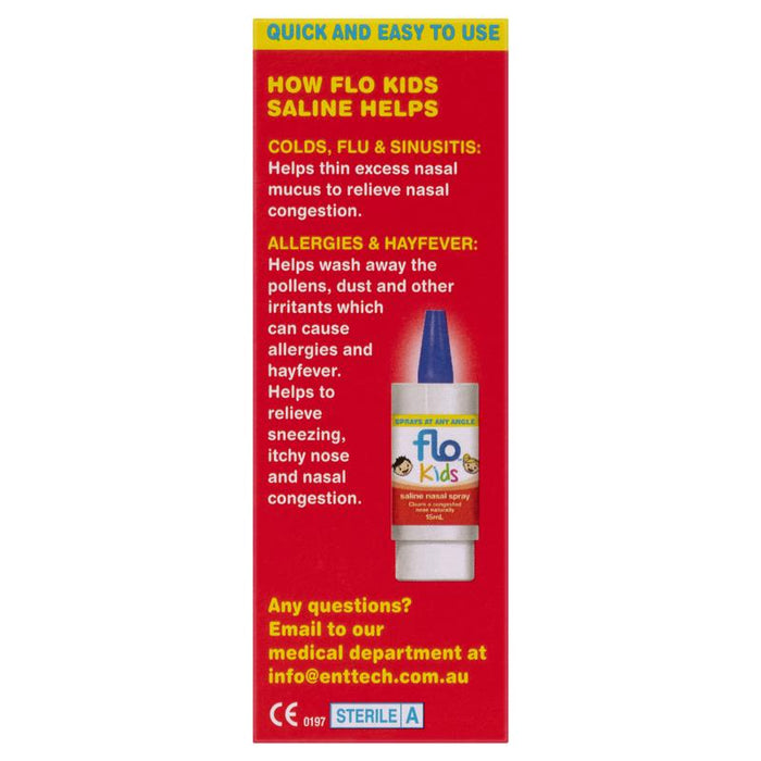 Flo Kids Saline Nasal Spray 15ml