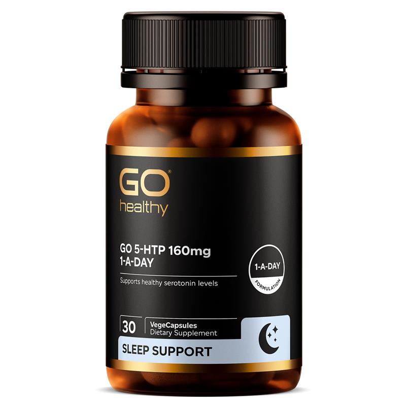 GO Healthy GO 5-HTP 160mg 1-A-Day Capsules 30