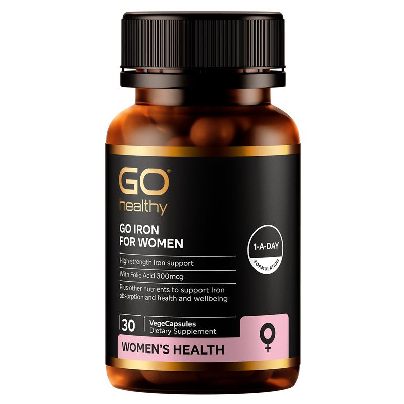 GO Healthy GO-Iron for Women Capsules 30