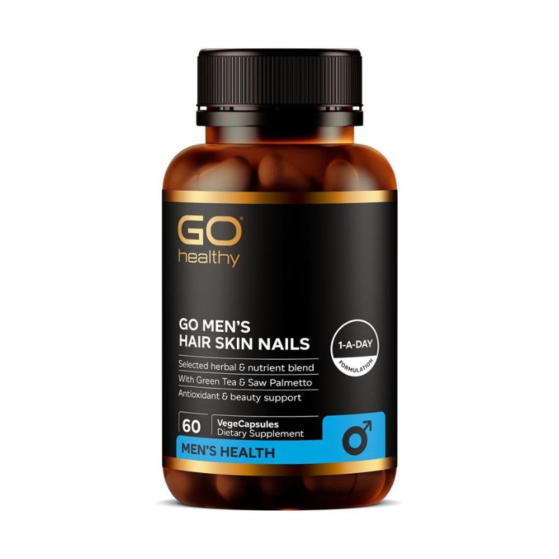 GO Healthy GO Mens Hair Skin Nails VegeCapsules 60s