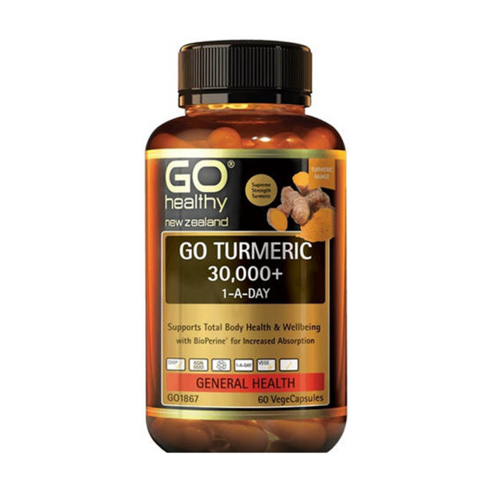 GO Healthy GO Turmeric 30,000+ 1-A-Day Capsules 30