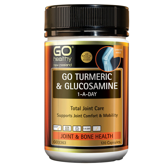 GO Healthy GO Turmeric & Glucosamine 1-A-Day Capsules 120