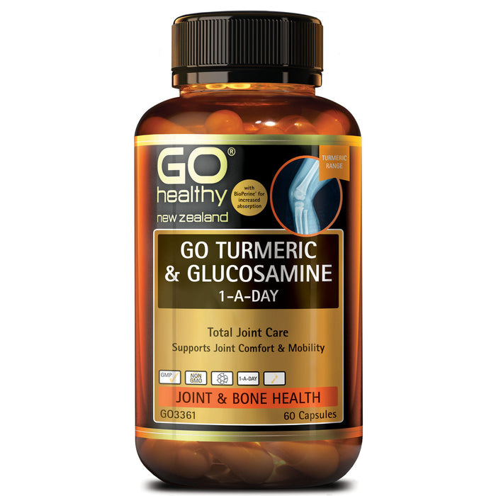 GO Healthy GO Turmeric & Glucosamine 1-A-Day Capsules 60