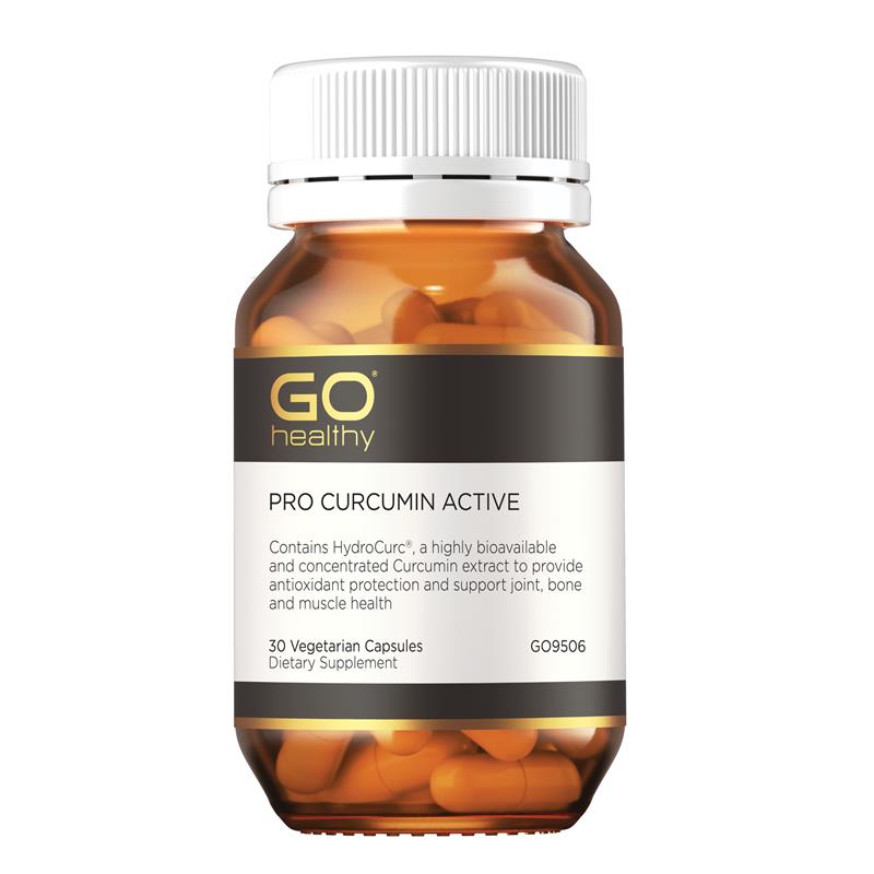 GO Healthy PRO Curcumin Active Vege Capsules 30