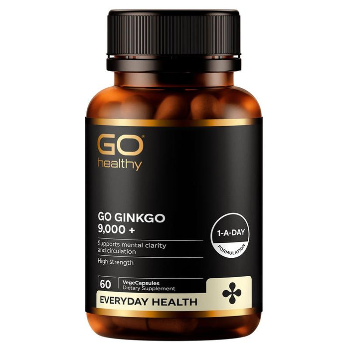 GO Healthy GO Ginkgo 9,000+ Capsules 60