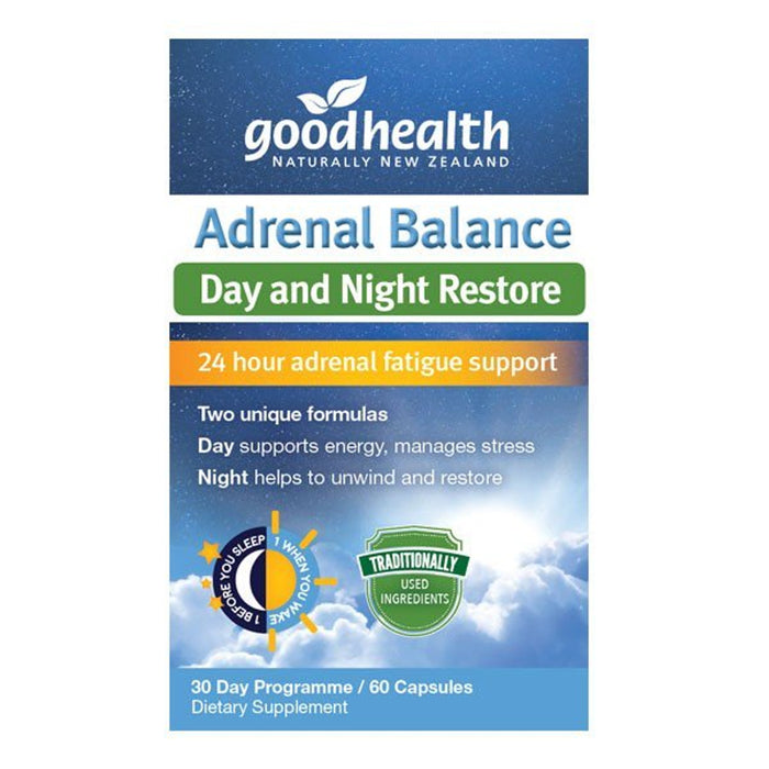 Good Health Adrenal Balance Day & Night Restore Capsules 60