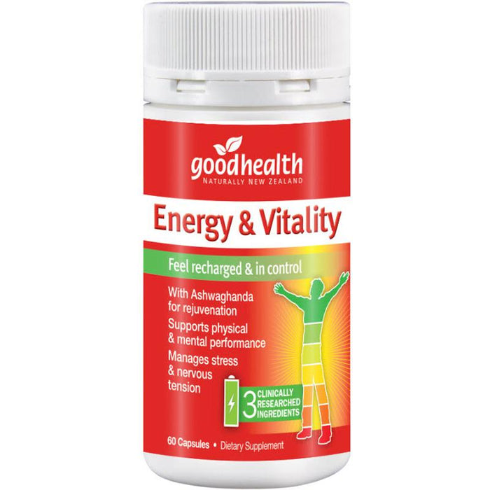 Good Health Energy & Vitality Support Capsules 60