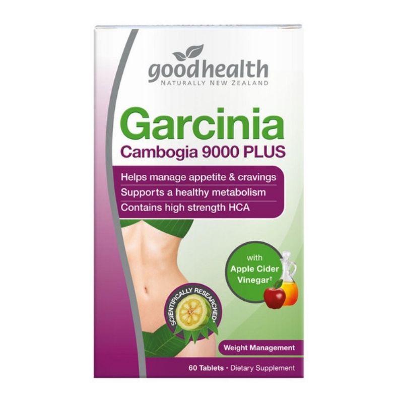 Good Health Garcinia Cambogia 9000 Plus Apple Cider Vinegar Tablets 60