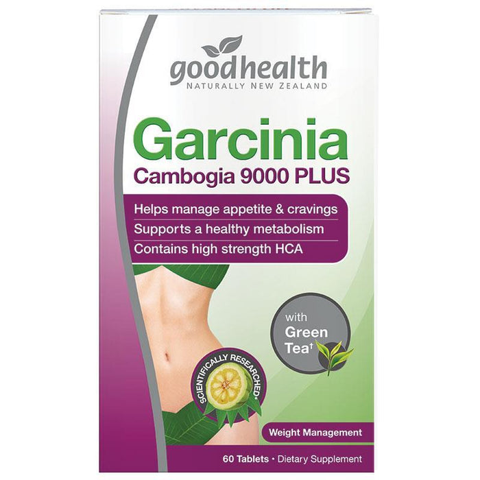 Good Health Garcinia Cambogia 9000 Plus Apple Cider Vinegar Tablets 60