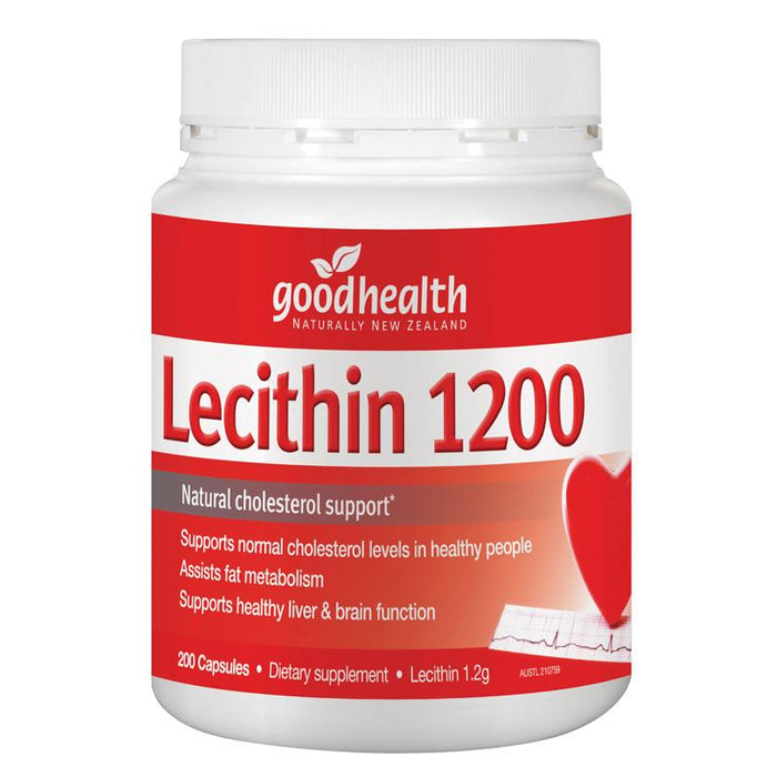 Good Health Lecithin 1200 Capsules 200