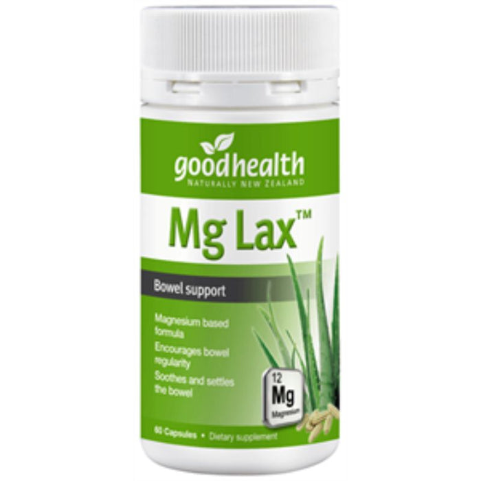 Good Health Mg Lax Capsules 60