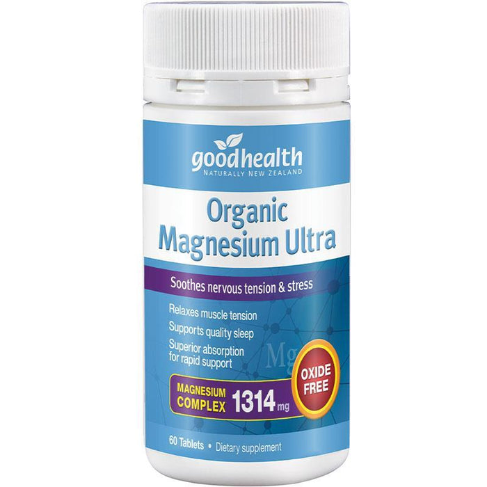 Good Health Organic Magnesium Ultra Tablets 60