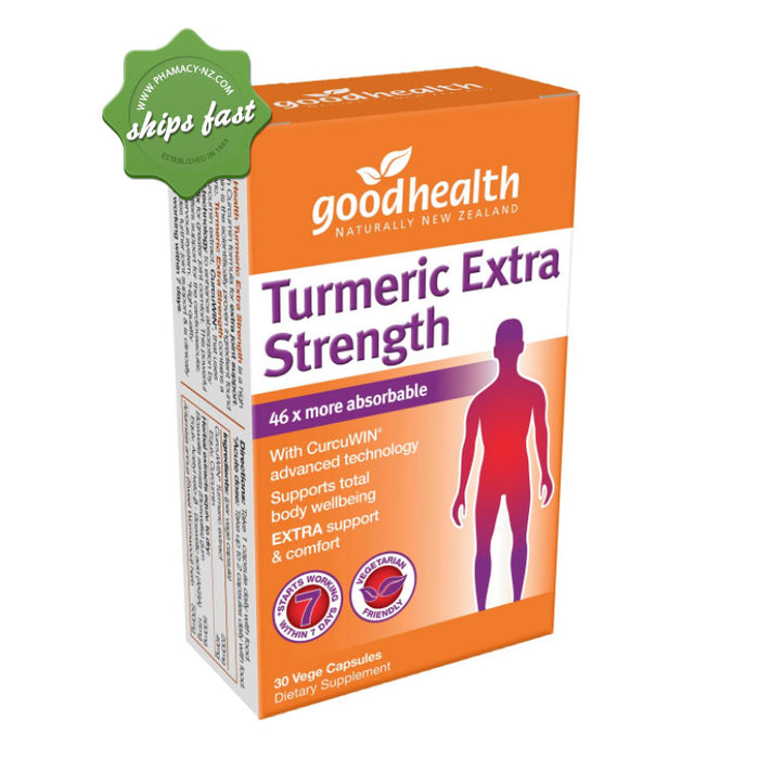 Good Health Turmeric Extra Strength Vegecaps 30