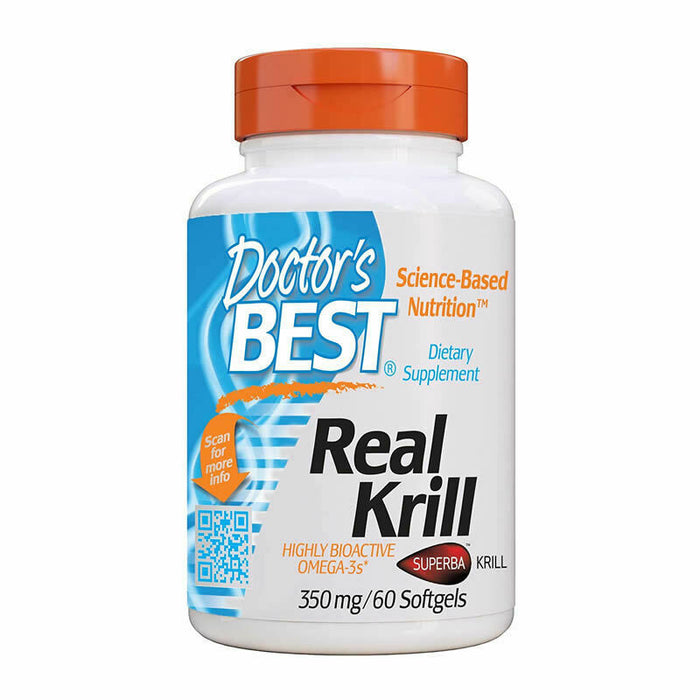 Doctors Best - Real Krill Superba Krill 350mg Softgels 60