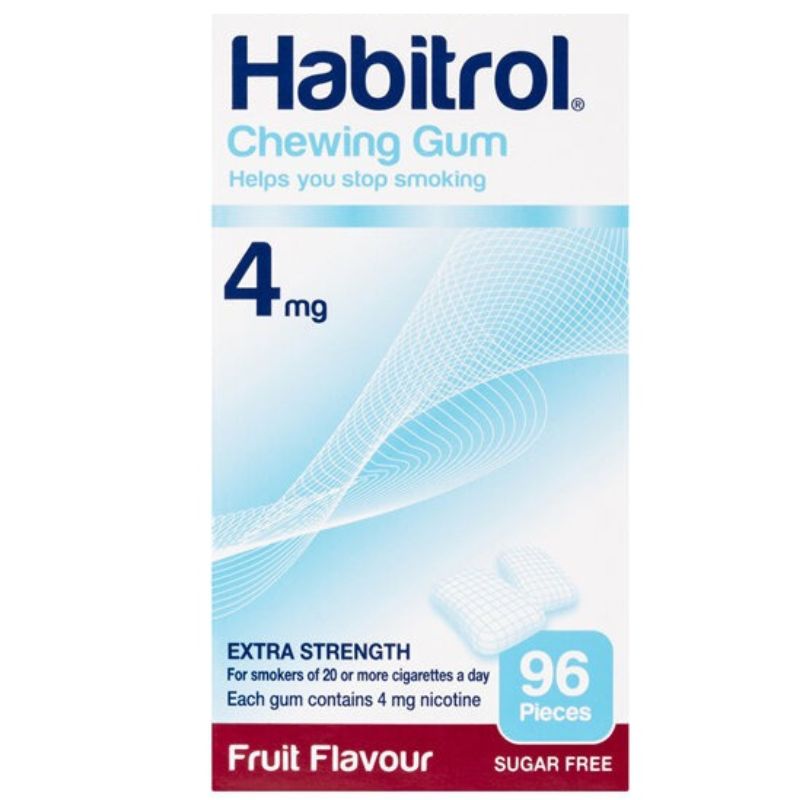 Habitrol 4mg Chewing Gum (Fruit) - 96pk