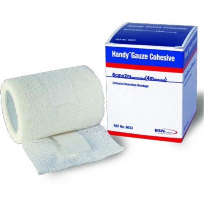 HandyGauze Cohesive Retention Bandage 8cm x 4m