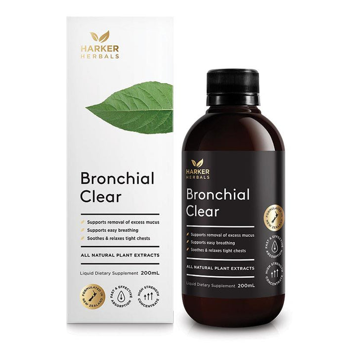 Harker Herbals Bronchial Clear 200ml - Be Well