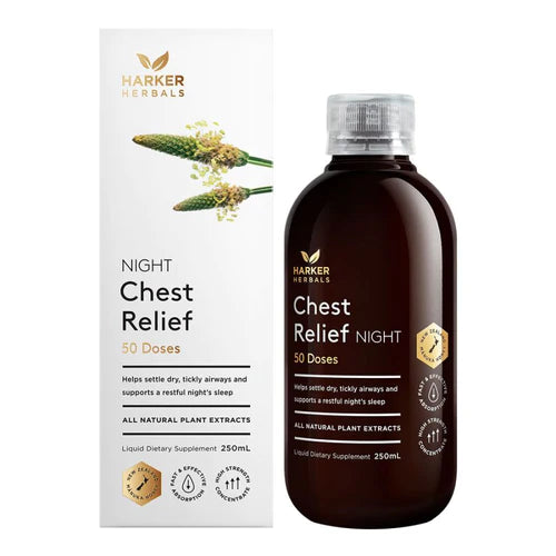 Harker Herbals Chest Relief NIGHT 200ml - Be Well