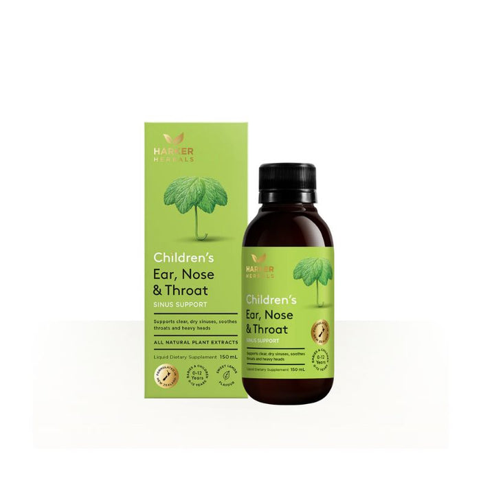Harker Herbals Childrens Ear, Nose & Throat Liquid 150ml - Soft Sweet Mint