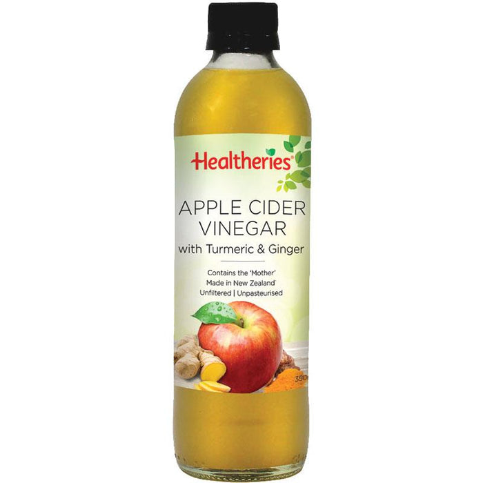 Healtheries Apple Cider Vinegar with Turmeric & Ginger 350ml