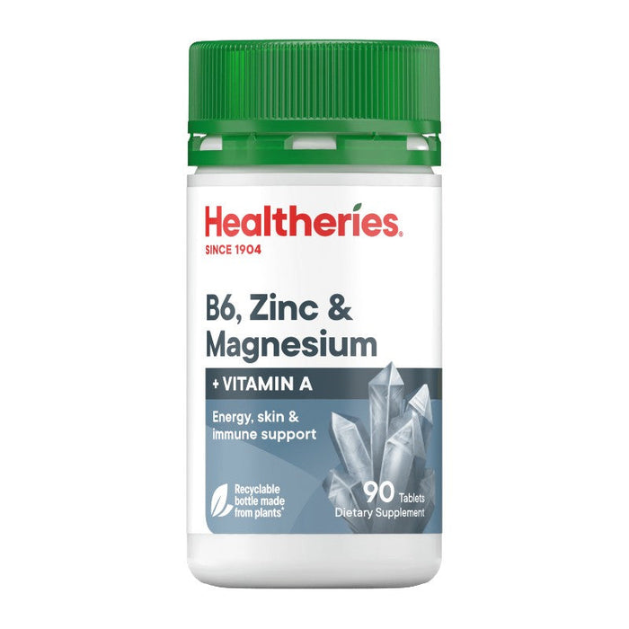 Healtheries B6, Zinc & Magnesium Tablets 90