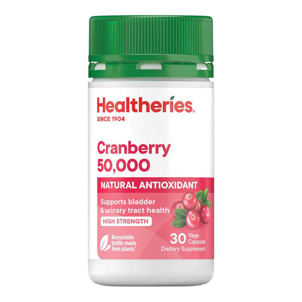 Healtheries Cranberry 50,000 Vege Capsules 30