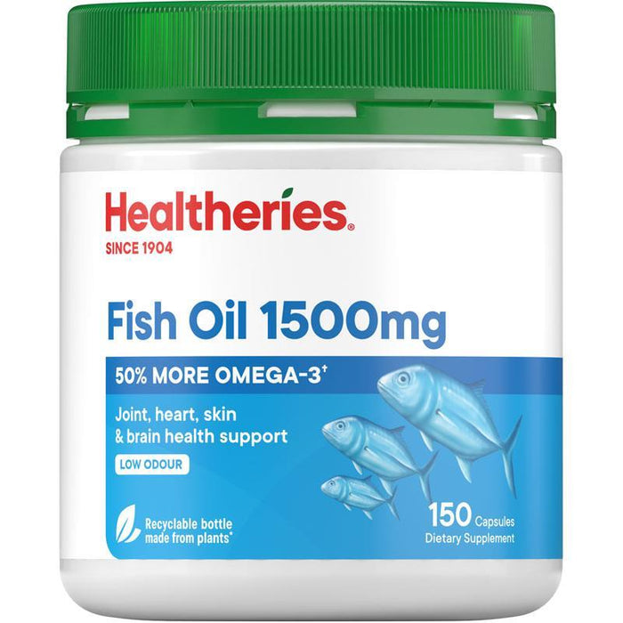 Healtheries Fish Oil 1500mg Capsules 150