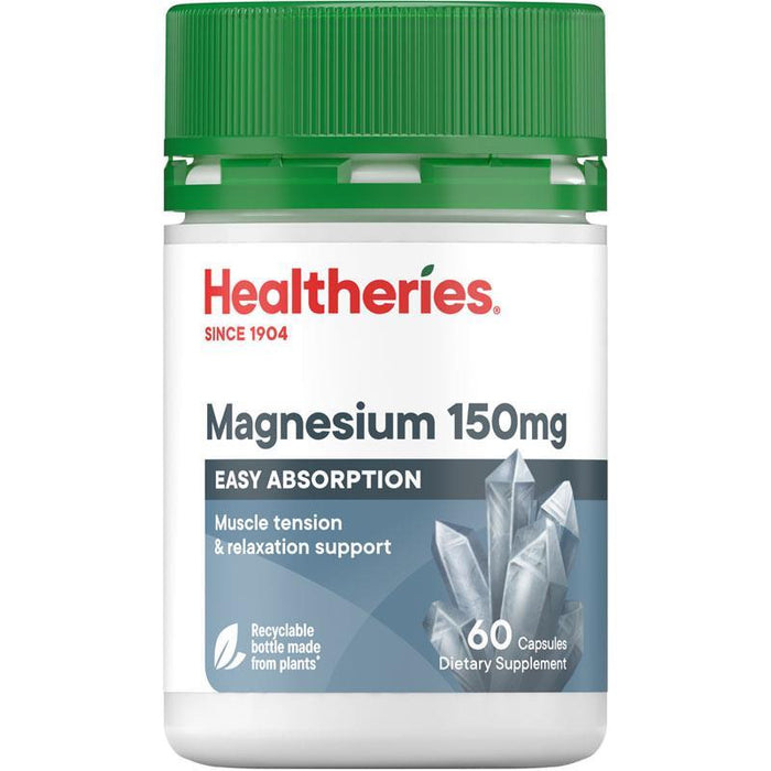 Healtheries Magnesium 150mg Capsules 60