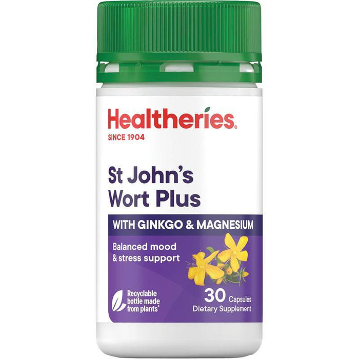 Healtheries St Johns Wort Plus Capsules 30