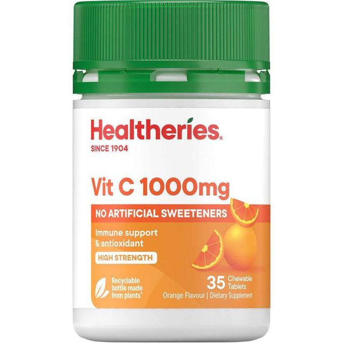 Healtheries Vit C 1000mg Chewable Tablets 35