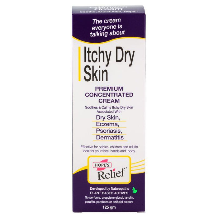 Hopes Relief Itchy Dry Skin Concentrated Cream 125g