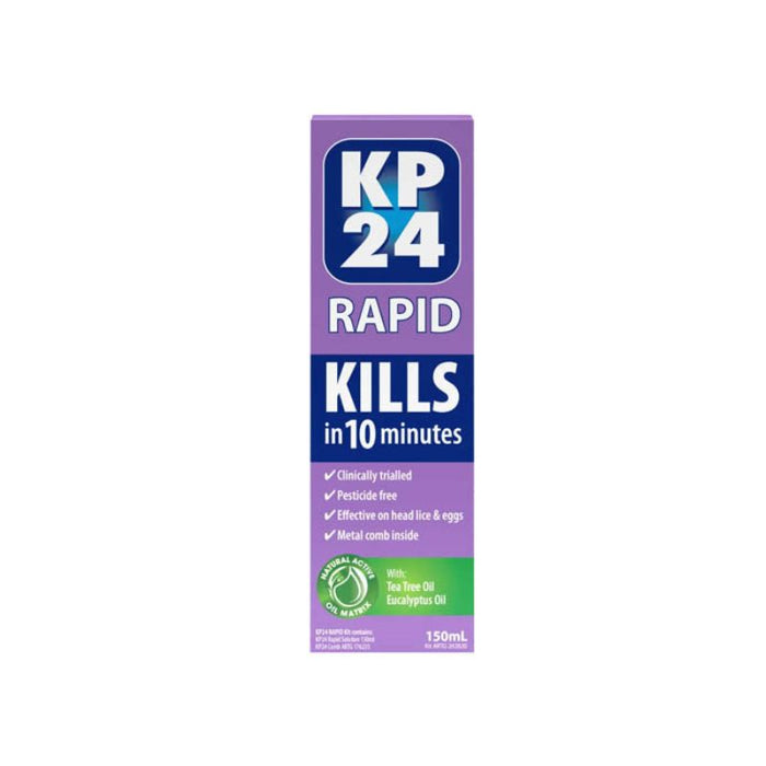 KP24 Rapid Lice Solution 150ml