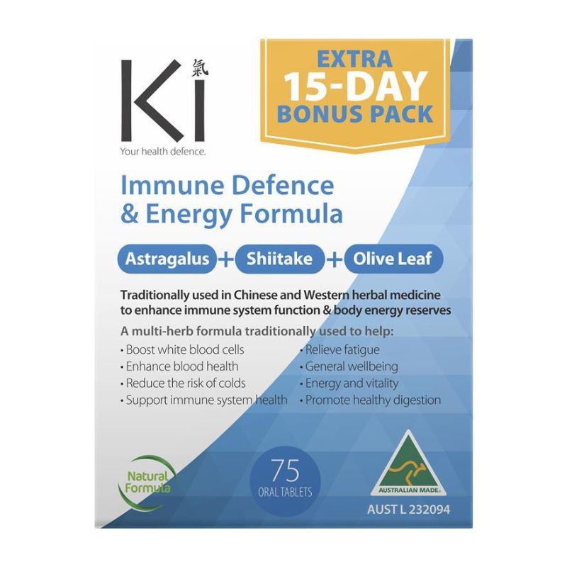 Ki Immune Defence & Energy 60 Tablets
