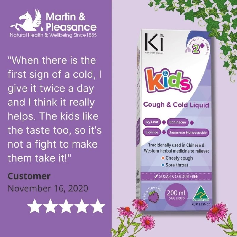Ki Cough and Cold Liquid Kids 200ml